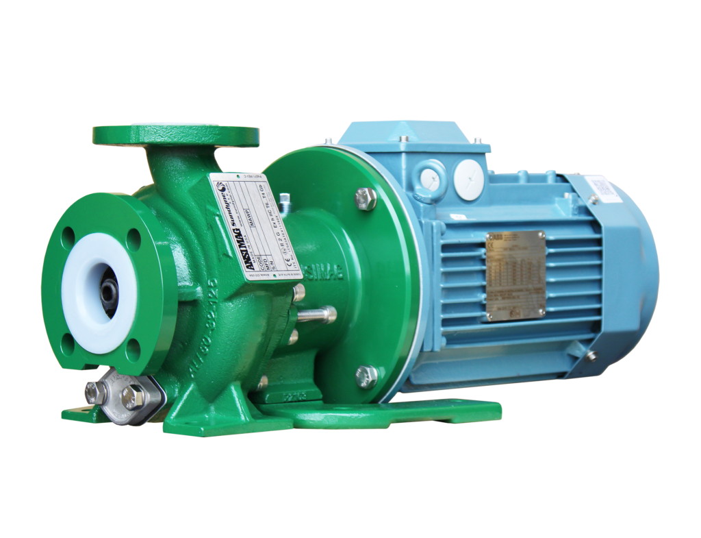 ALI (Aggressive Liquids ISO) Sealless Magnetic Drive ETFE Lined Pumps